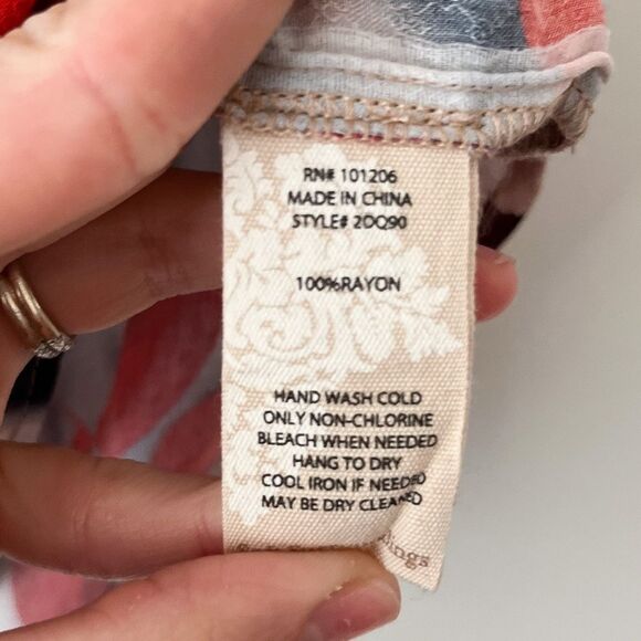 Soft Surroundings Celandine Floral Blouse - Picture 9 of 16